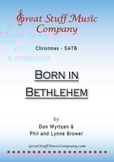 Born in Bethlehem SATB choral sheet music cover